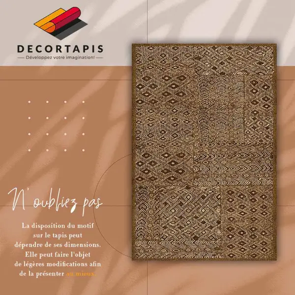 Tapis vinyle Modèle tribal