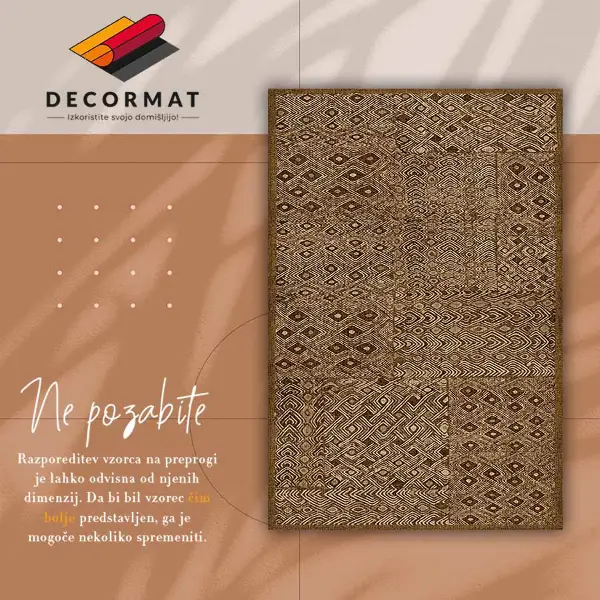 Tapis vinyle Modèle tribal