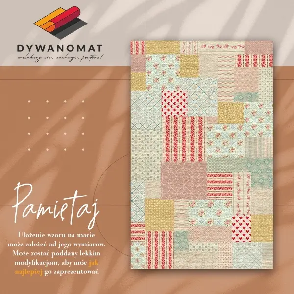 Tapis vinyl Patchwork