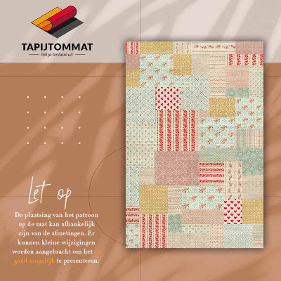 Tapis vinyl Patchwork