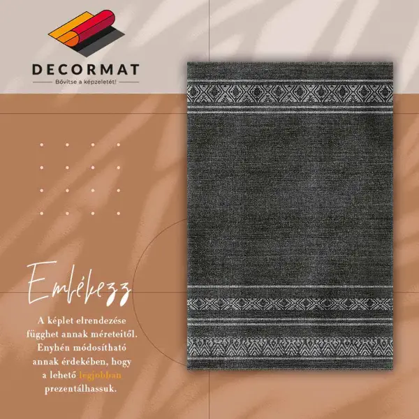 Tapis vinyle Modèle africain