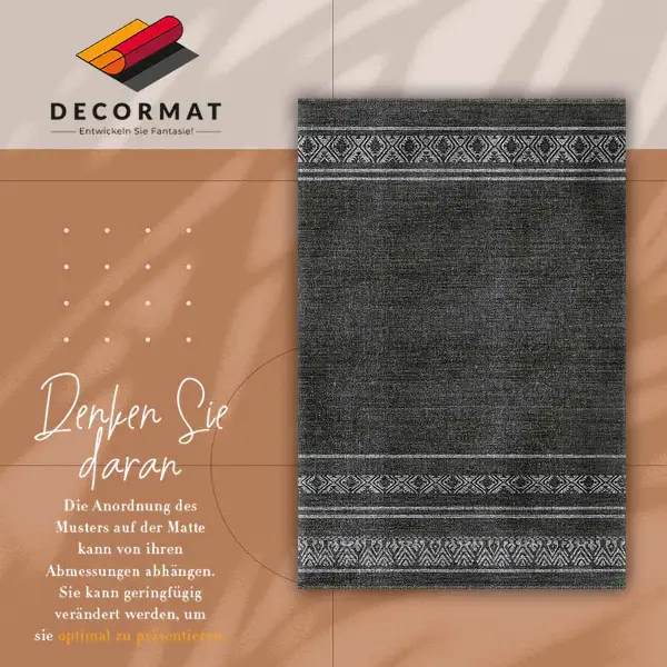 Tapis vinyle Modèle africain