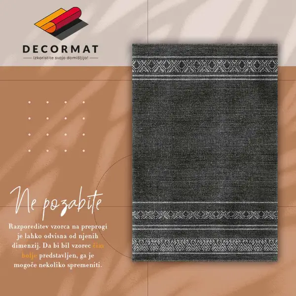 Tapis vinyle Modèle africain