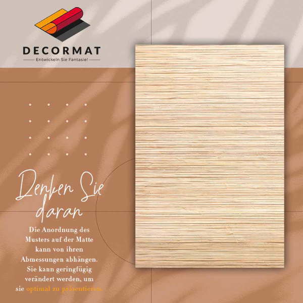 Tapis vinyle Paille