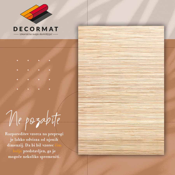 Tapis vinyle Paille