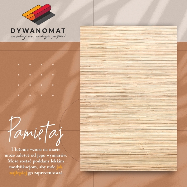 Tapis vinyle Paille