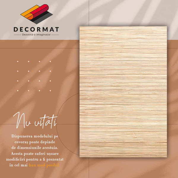 Tapis vinyle Paille