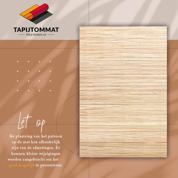 Tapis vinyle Paille