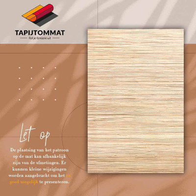 Tapis vinyle Paille