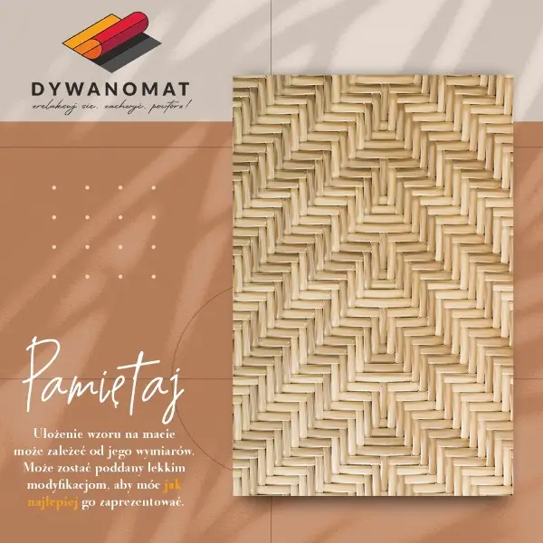 Tapis vinyl Texture en osier