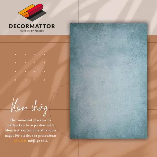 Tapis vinyle Béton bleu