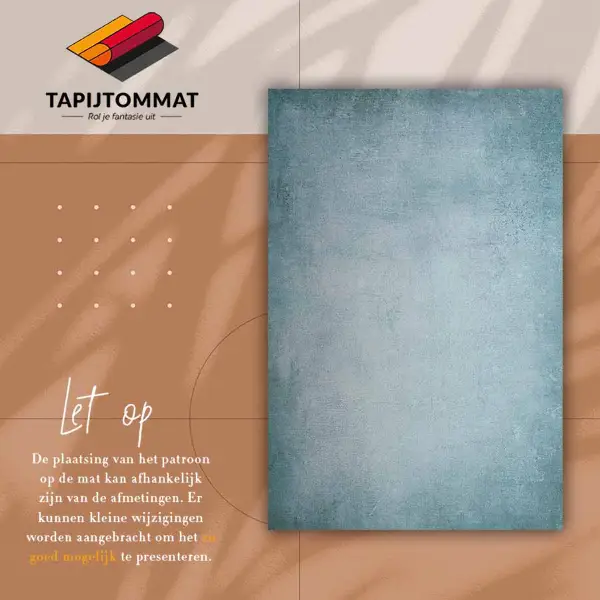 Tapis vinyle Béton bleu