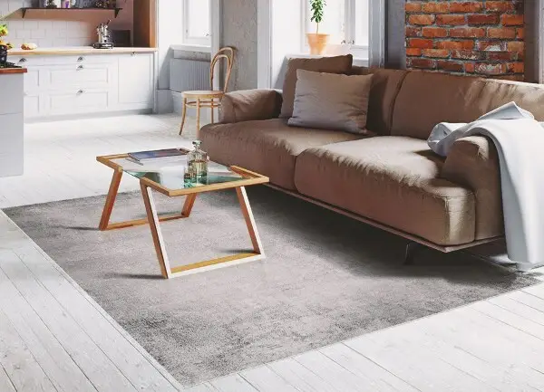 Tapis vinyle Béton argenté