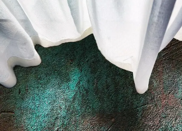 Tapis vinyle Béton brun vert