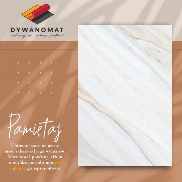 Tapis vinyl Désert de marbre