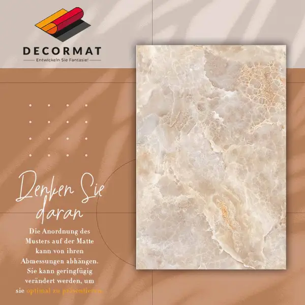 Tapis vinyle Marbre rouillé