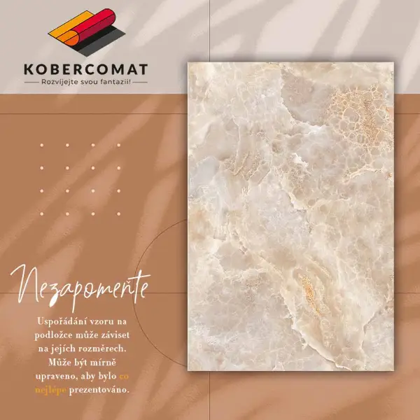 Tapis vinyle Marbre rouillé
