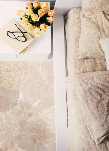 Tapis vinyle Marbre rouillé