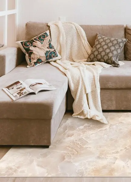 Tapis vinyle Marbre rouillé
