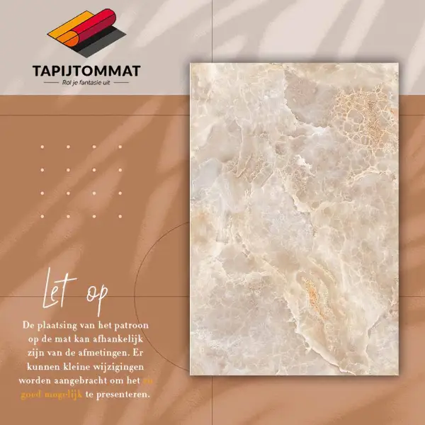 Tapis vinyle Marbre rouillé