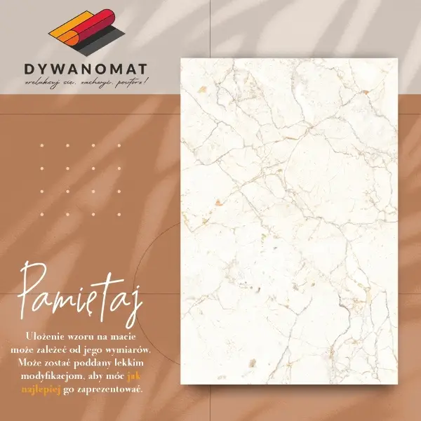 Tapis vinyle Motif de marbre écrasé