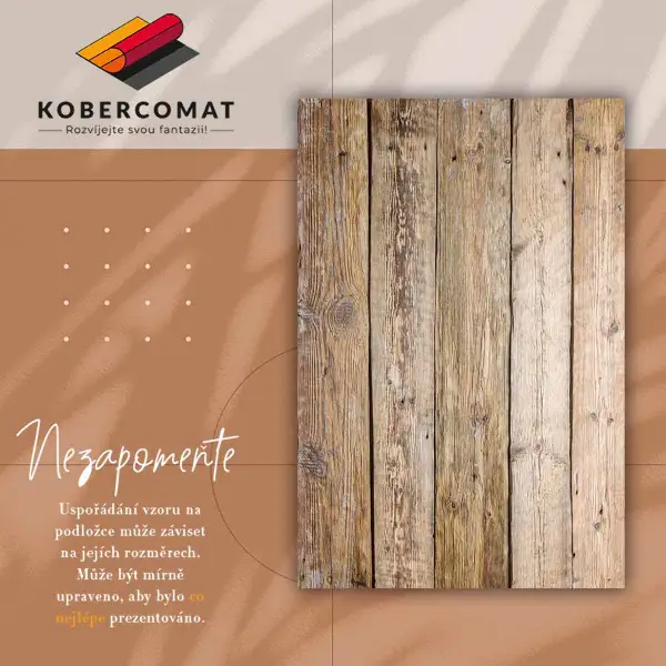 Tapis vinyl extérieur Planches