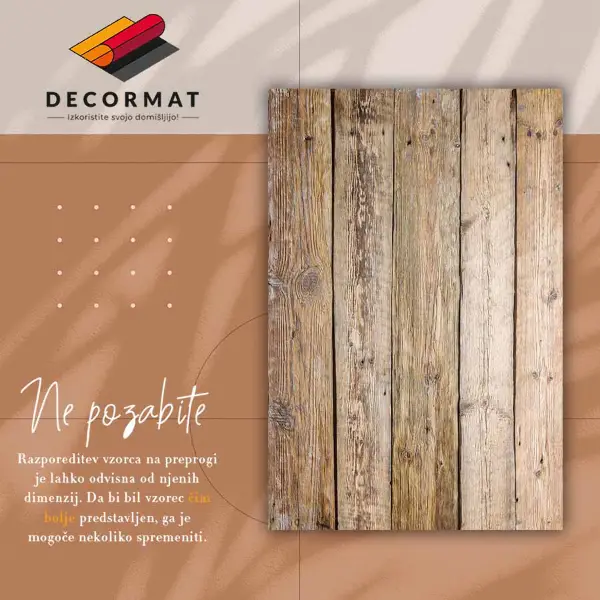 Tapis vinyl extérieur Planches