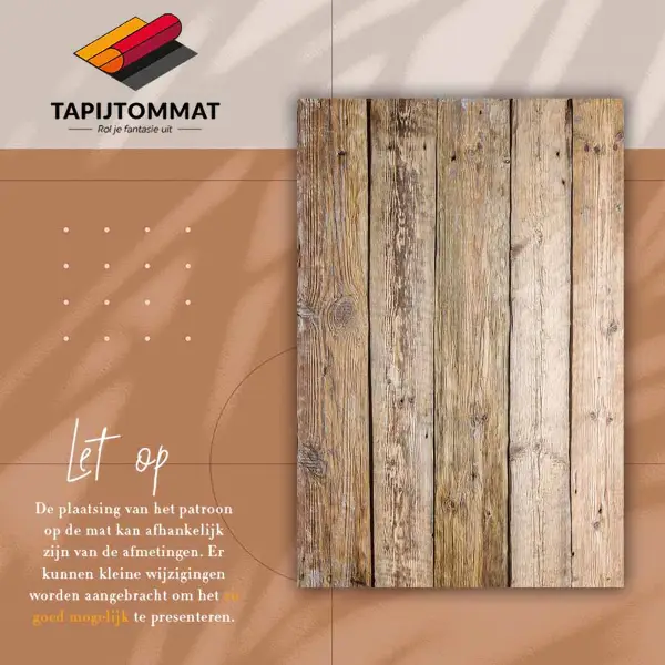 Tapis vinyl extérieur Planches
