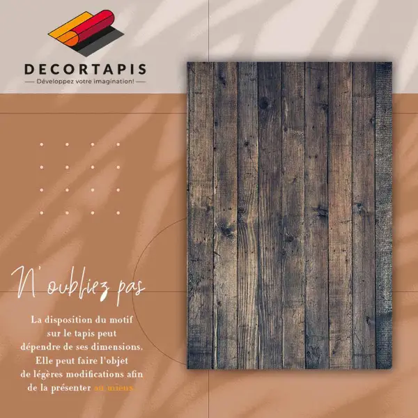 Tapis en vinyl Planches sombres