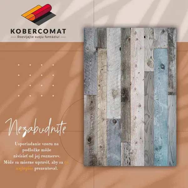 Tapis vinyle Vieux planches