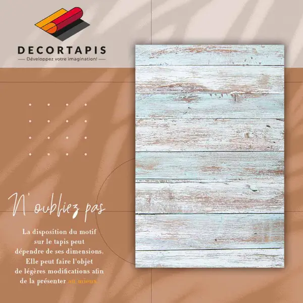 Tapis vinyle Planches rétro