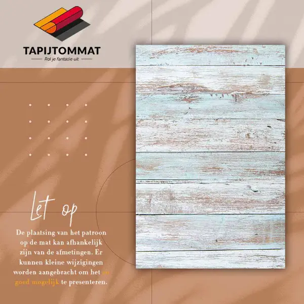 Tapis vinyle Planches rétro