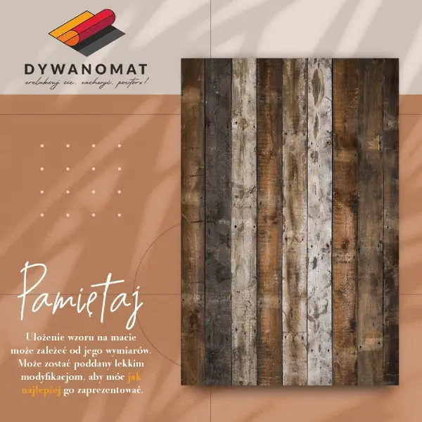Tapis en vinyl Planches sombres