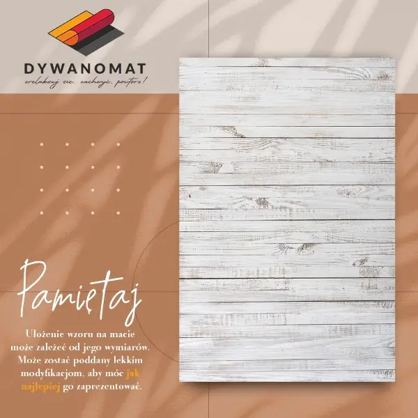 Tapis en vinyl Boards blanches Texture