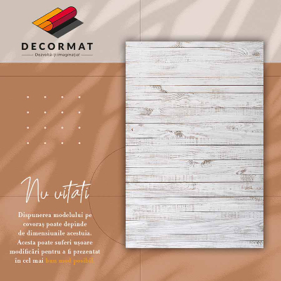 Tapis en vinyl Boards blanches Texture