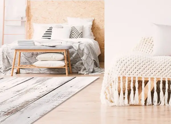 Tapis vinyle Bois rustique