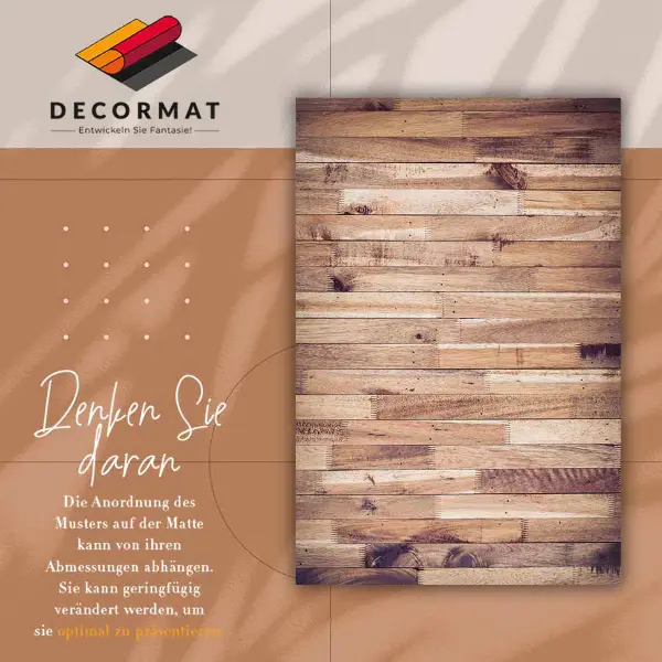 Tapis vinyl Motif de planche