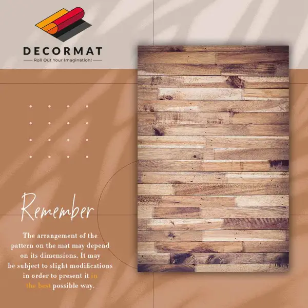 Tapis vinyl Motif de planche