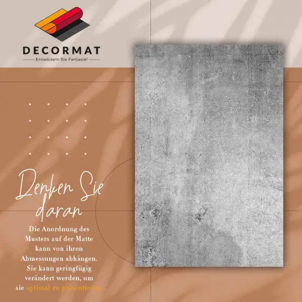 Tapis vinyle Béton gris