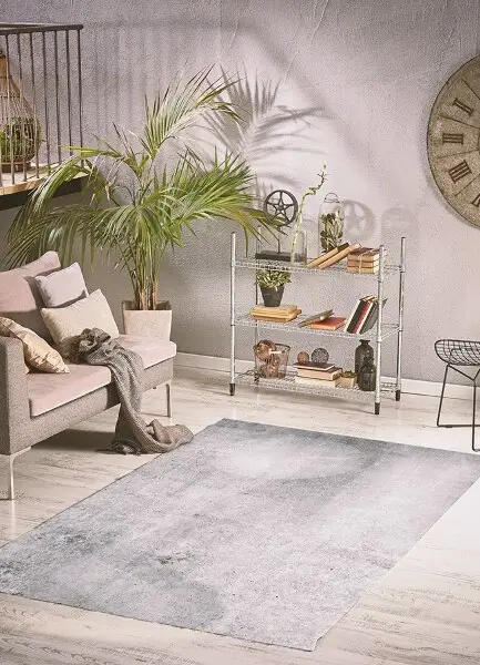 Tapis vinyle Béton gris