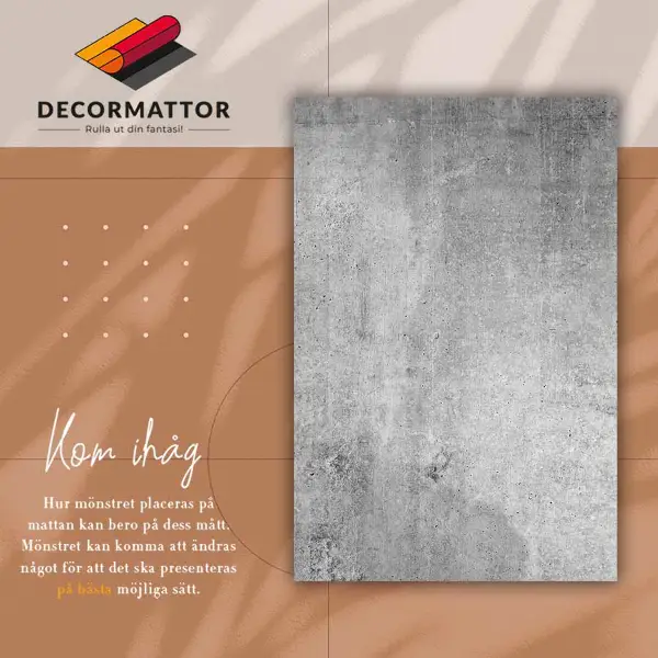 Tapis vinyle Béton gris
