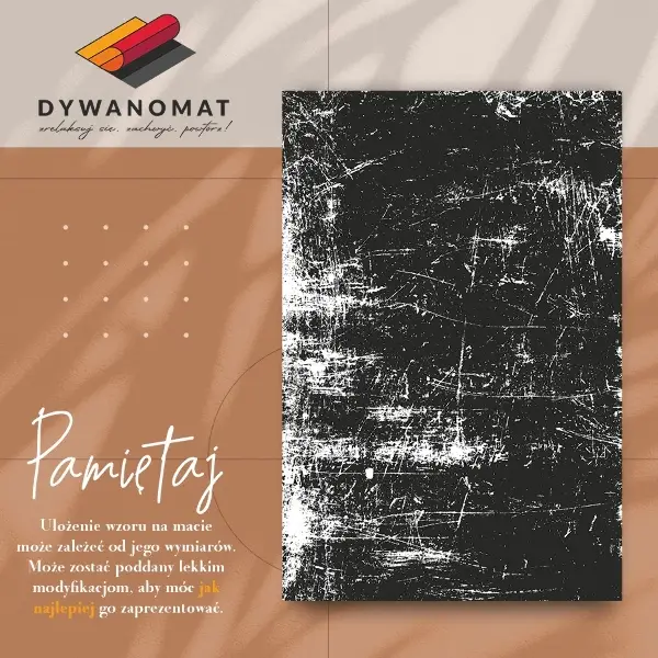 Tapis en vinyl Béton noir rayé