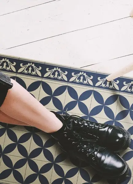 Tapis vinyle Modèle d'azulejos