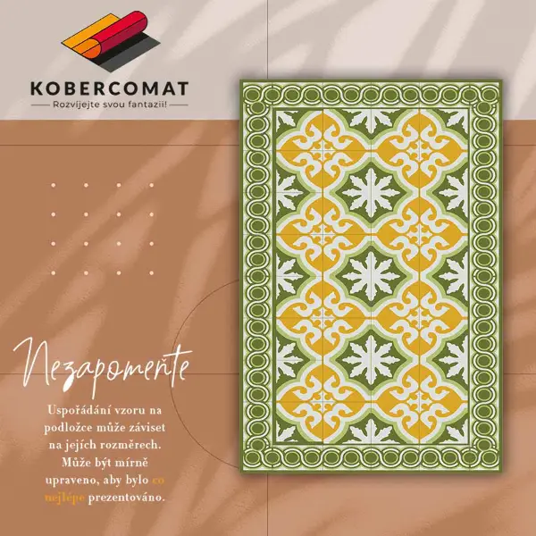 Tapis vinyle Tuiles classiques
