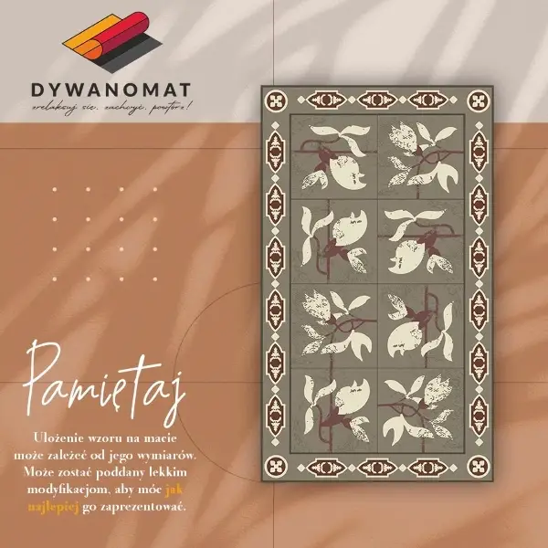 Tapis vinyle Tuiles magnolia