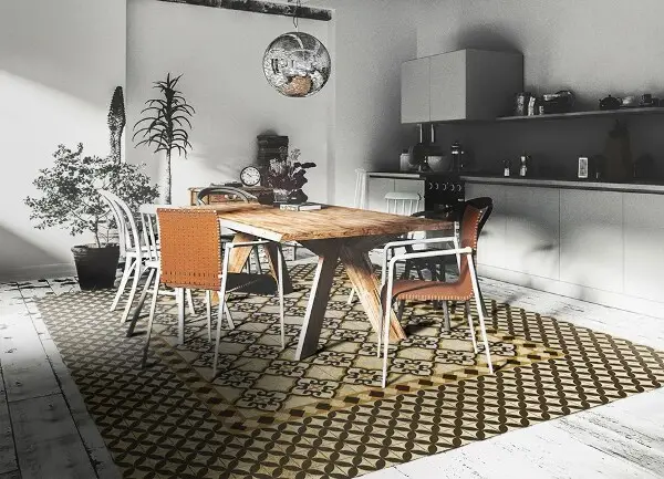 Tapis vinyle Modèle mineur