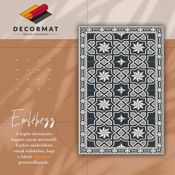 Tapis en vinyl Vent rose