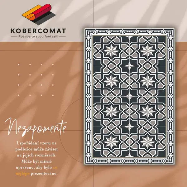 Tapis en vinyl Vent rose