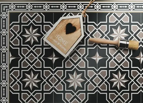 Tapis en vinyl Vent rose