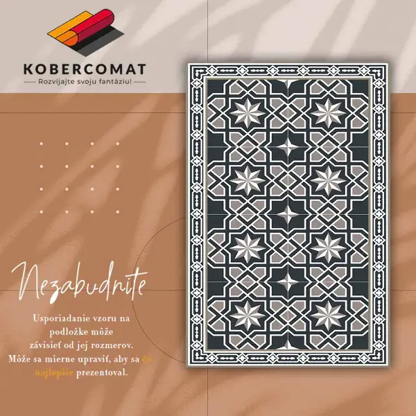 Tapis en vinyl Vent rose